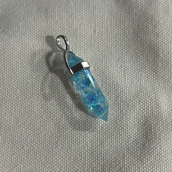 Luminous Confetti Resin Crystal Shard Necklace - Picture 5 of 5